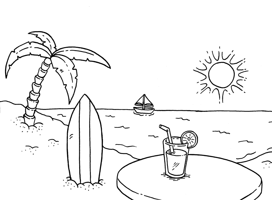jamaica coloring pages of beaches - photo #25