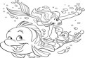 Mica Sirena cu Flounder