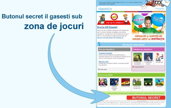 butonul secret
