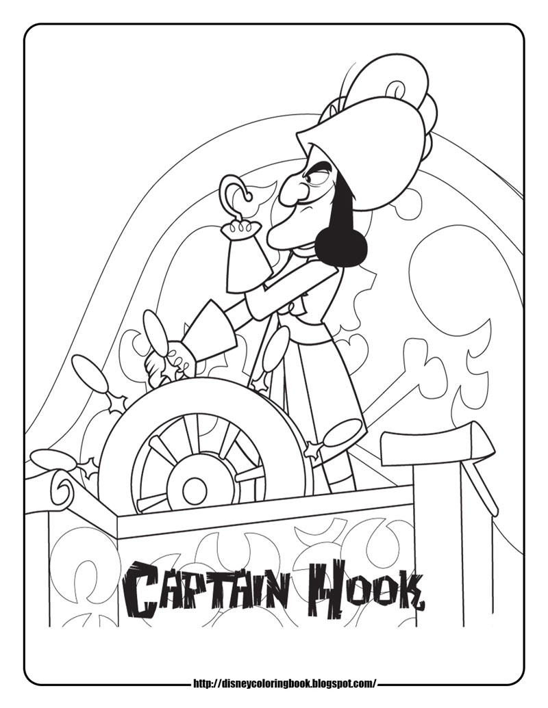 Capitanul Hook in Jake si piratii din Tara de Nicaieri