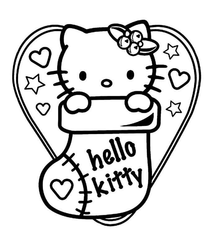 Hello Kitty Si Ciorapul De Craciun