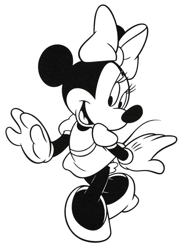 Minnie Mouse cocheta