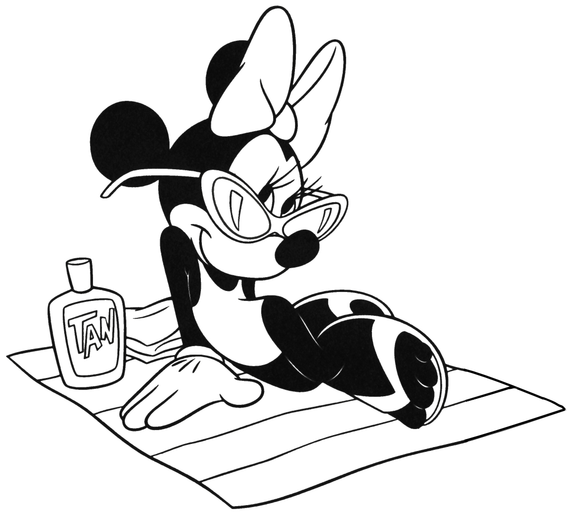 Minnie Mouse La Plaja
