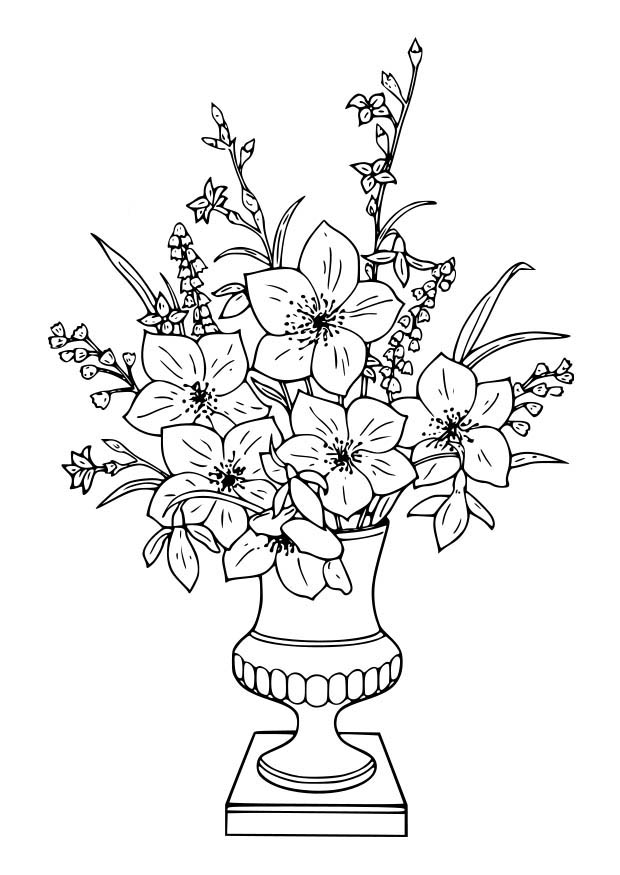 Vaza Cu Flori Minunate