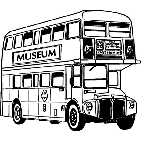 Autobuz din Anglia care te duce la muzeu