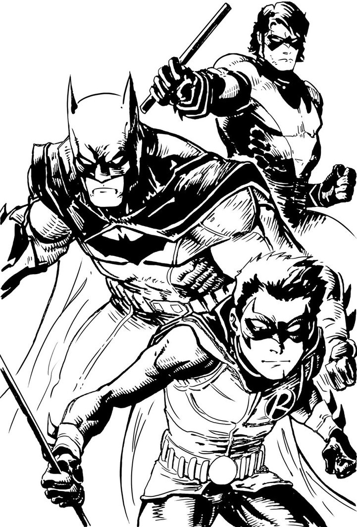 Batman, Nightwing si Robin