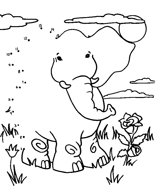 Coloreaza elefantul!