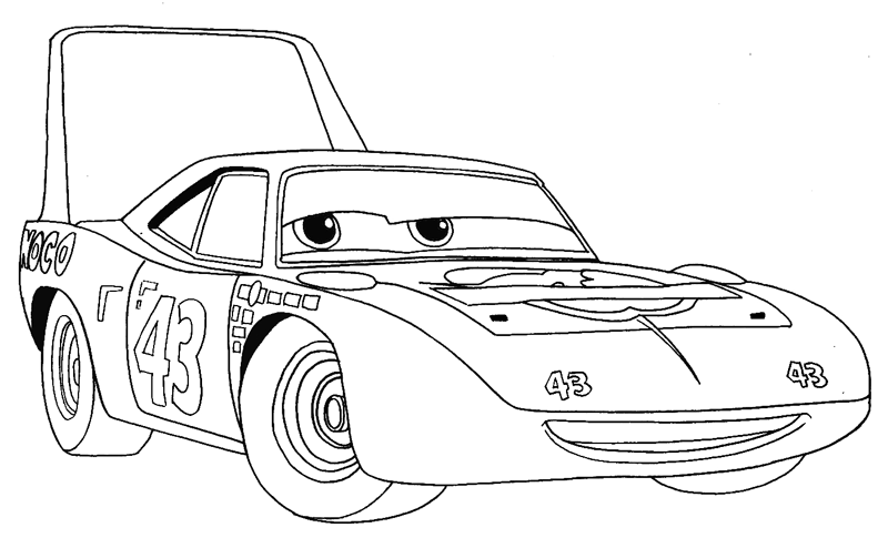 Desene Cu Mașini De Curse De Colorat