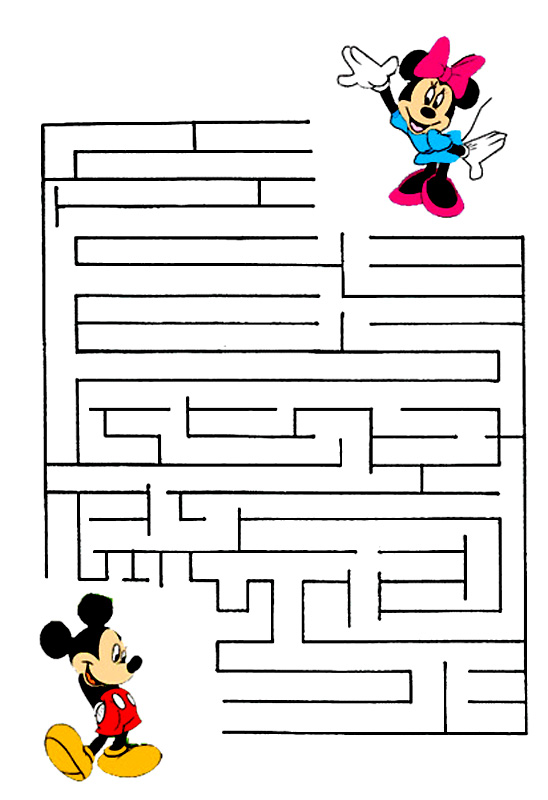 Labirint cu Mickey si Minnie