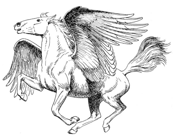 Cal cu aripi din mitologie - Pegasus