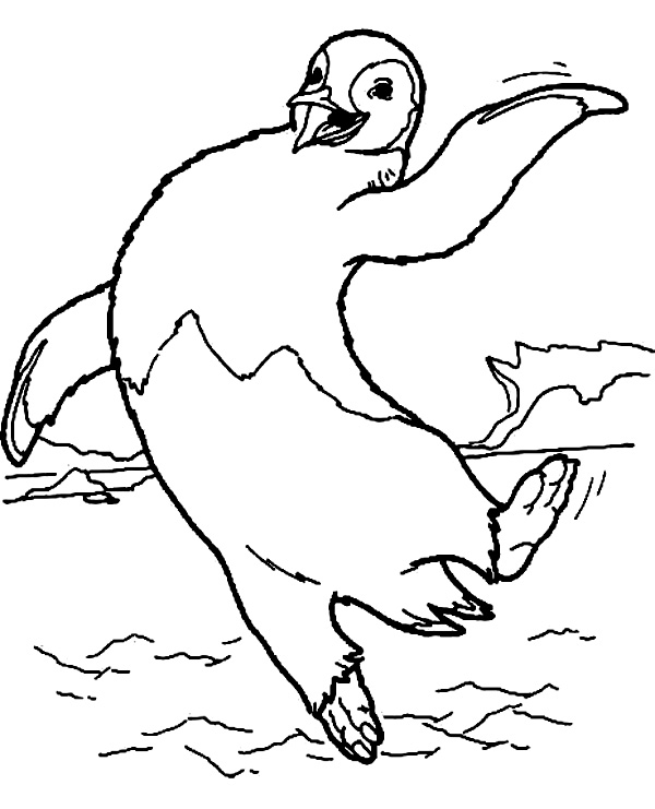 Pinguin din animatia Happy Feet