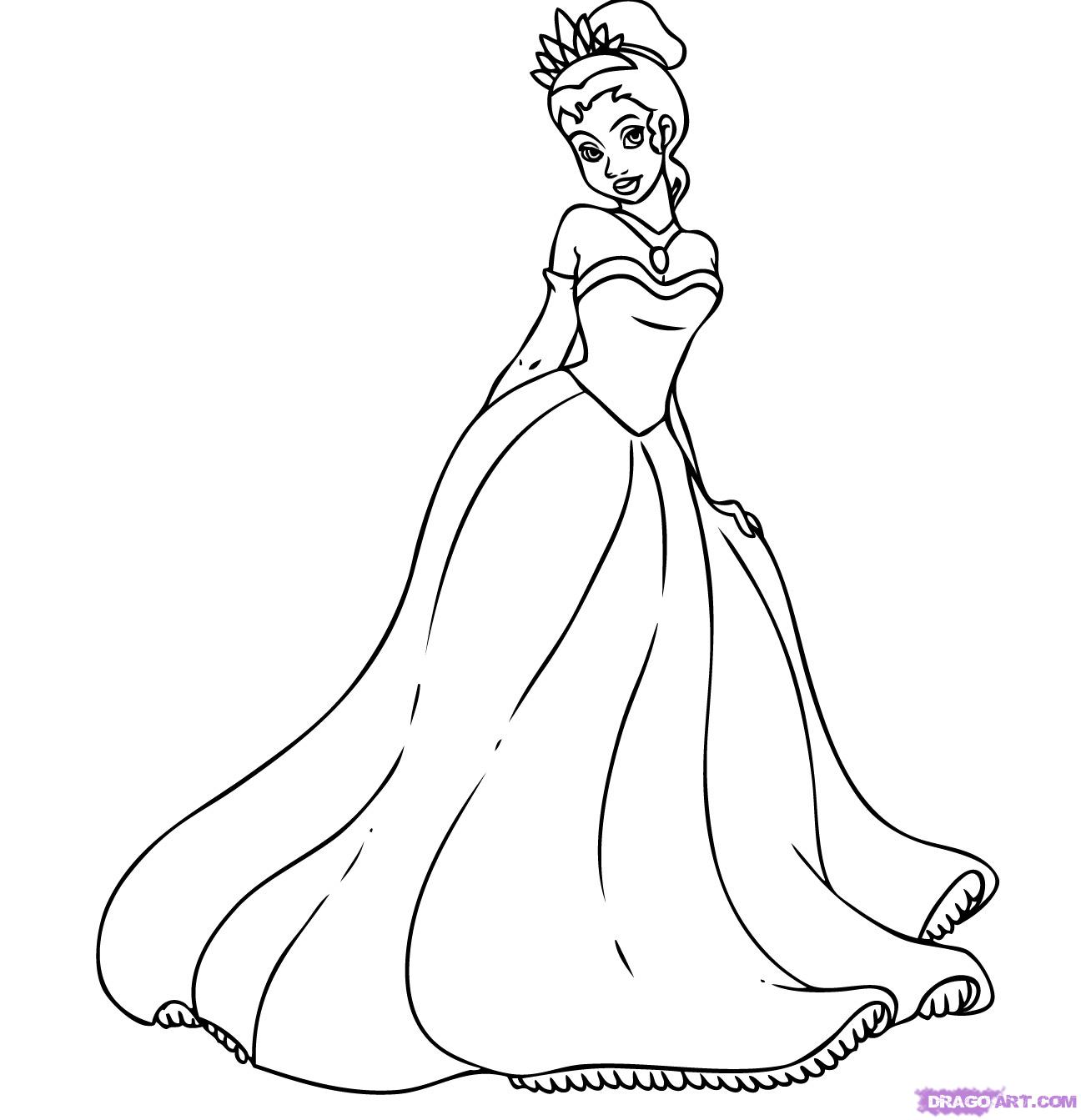 两款美丽卡通公主简笔画画法图片步骤（松鼠简笔画） - 有点网 - 好手艺