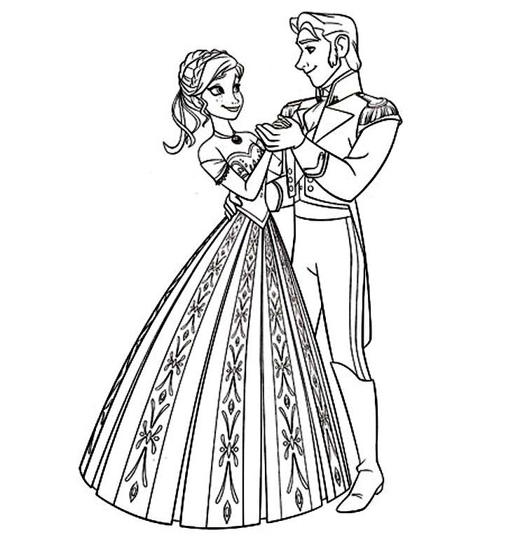Printesa Anna si printul Hans