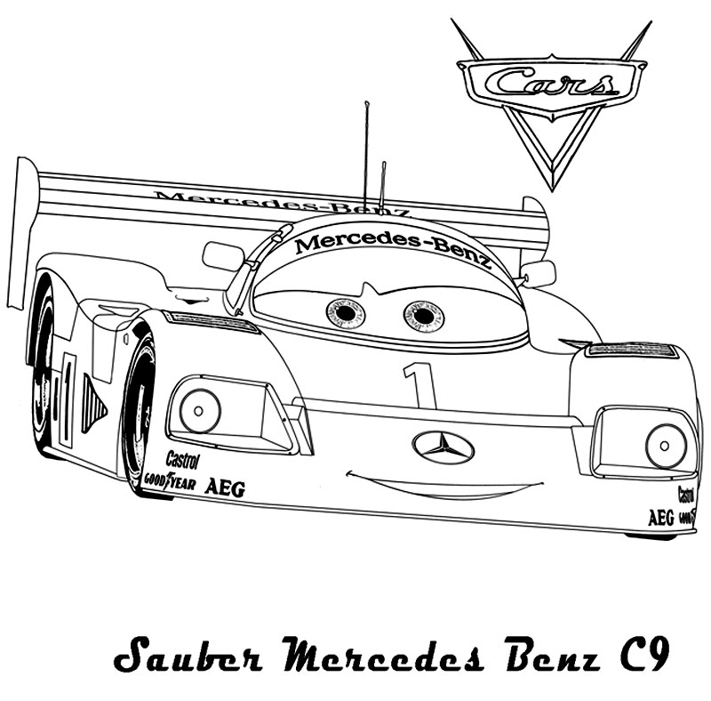 Cars Sauber Mercedes Benz C9