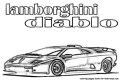 Lamborghini Diablo de colorat