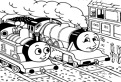 Thomas si Henry de colorat