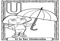 U de la umbrela