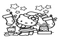 Hello Kitty cu stelute si cadouri