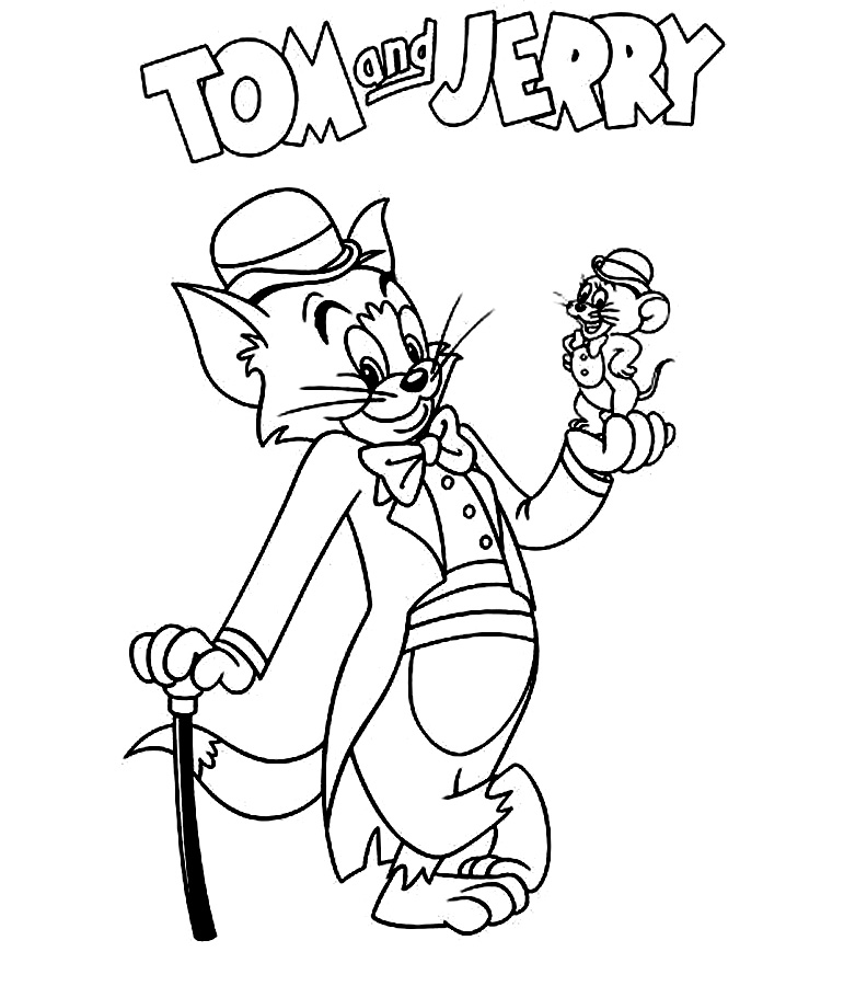 Tom Si Jerry De Colorat
