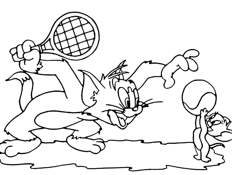 Tom si Jerry la tenis