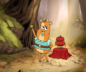 Aventurile Bravului Print Ivandoe continua in Indepartatul Regat al Veveritei Rosii