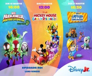 Martie aduce noi episoade captivante pe Disney Jr.!