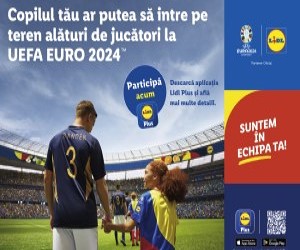 Cu ocazia campionatului UEFA EURO 2024TM, Lidl lanseaza campania LIDL KIDS TEAM