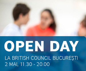 Parinti si copii, invitati sa descopere engleza  in familie la British Council Open Day