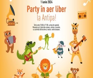 De 1 Iunie, Muzeul Antipa invita copiii la o mega-petrecere in aer liber!