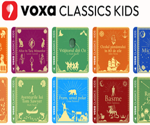 Voxa prezinta cea mai ampla si variata colectie de povesti pentru copii in format audio