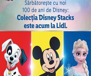  Lidl Romania lanseaza colectia de figurine Disney Stacks