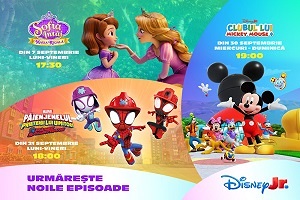 Noutatile lunii septembrie la Disney Channel si Disney Jr. Noutatile lunii septembrie la Disney Channel si Disney Jr.