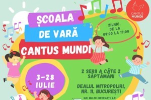Programul National Cantus Mundi anunta inscrierile la Scoala de Vara