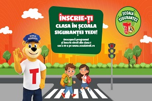 Programul Scoala sigurantei Tedi creste odata cu elevii: din acest an scolar, lectiile despre siguranta continua si in clasa a II-a