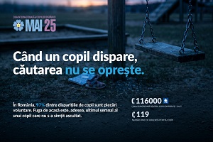 Peste 10.500 de sesizari pentru copii disparuti in ultimul an in Romania. Numarul creste pentru al treilea an consecutiv