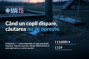 Peste 10.500 de sesizari pentru copii disparuti in ultimul an in Romania. Numarul creste pentru al treilea an consecutiv