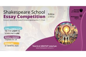 Se da startul inscrierilor la Shakespeare School Essay Competition 2025 – editia #17!