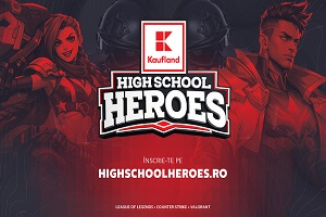 Kaufland lanseaza HighSchool Heroes – un proiect de Employer Branding care transforma gamingul in competente pentru viitor