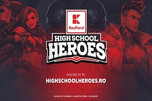 Kaufland lanseaza HighSchool Heroes – un proiect de Employer Branding care transforma gamingul in competente pentru viitor