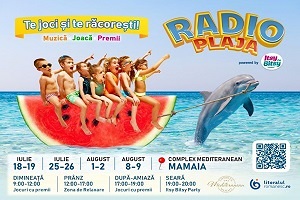 Radio Plaja Itsy Bitsy coboara din difuzoare direct pe nisip, la mare