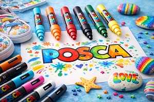 Arta si DIY cu markere POSCA – Ghid complet pentru parinti, profesori si artisti