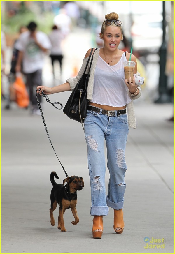 Miley Cyrus si cainele ei, Happy