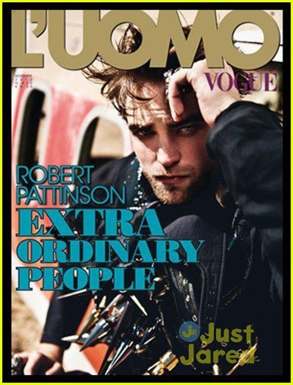 Robert Pattinson pe coperta revistei L&#8217;Uomo Vogue
