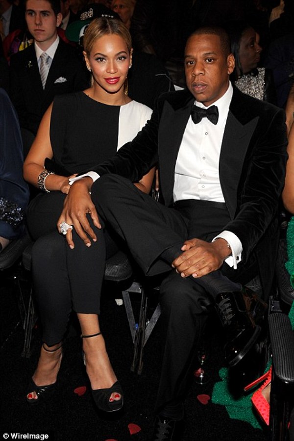 Beyonce si sotul sau, Jay-Z la decernarea premiilor Grammy