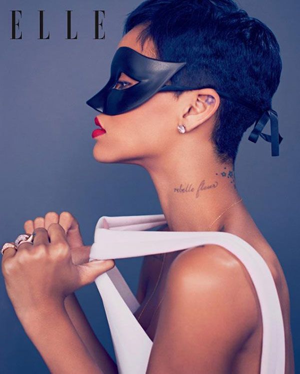 Rihanna a aparut in revista Elle