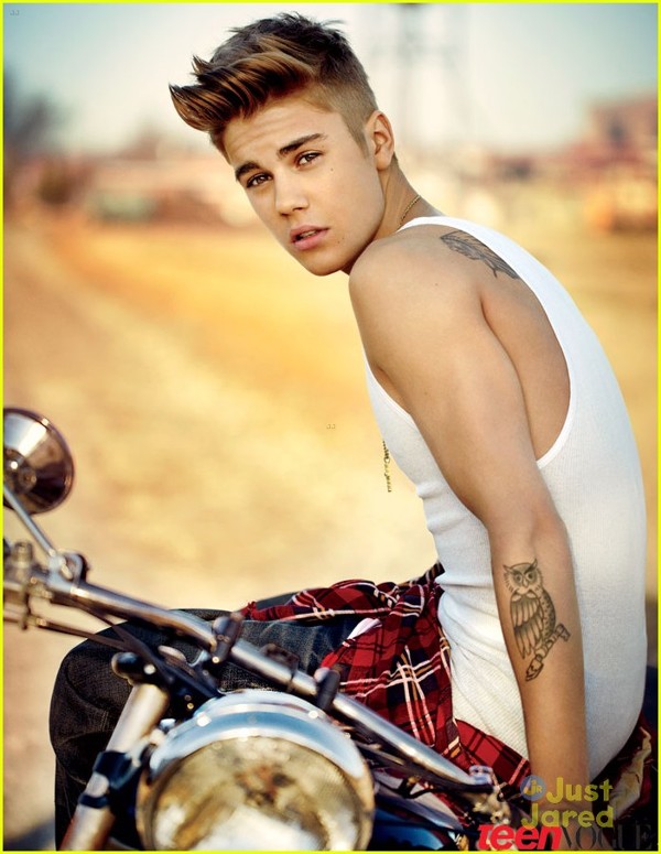 Justin pictorial pentru Teen Vogue 2013