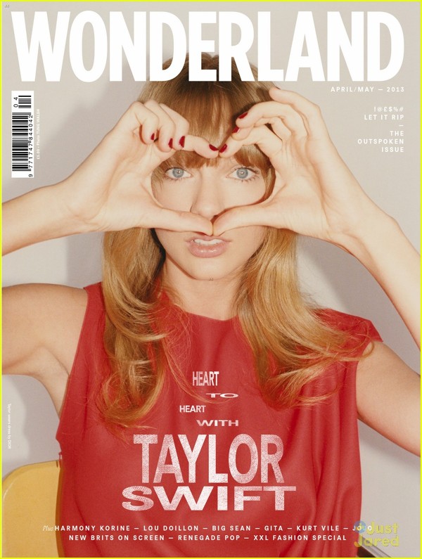 Taylor Swift pe coperta revistei Wonderland