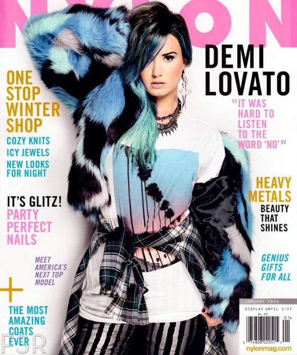 Demi Lovato pe coperta Nylon