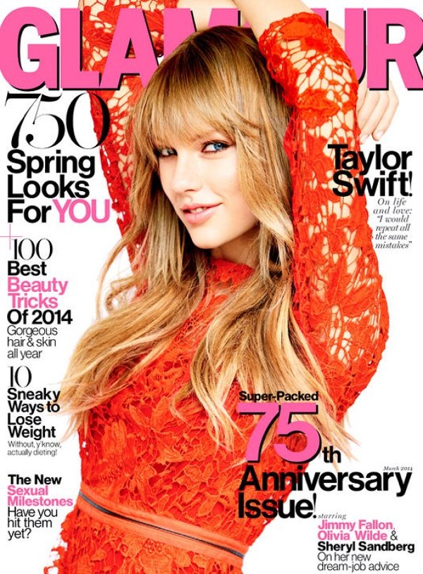 Taylor Swift pe coperta Glamour 2014