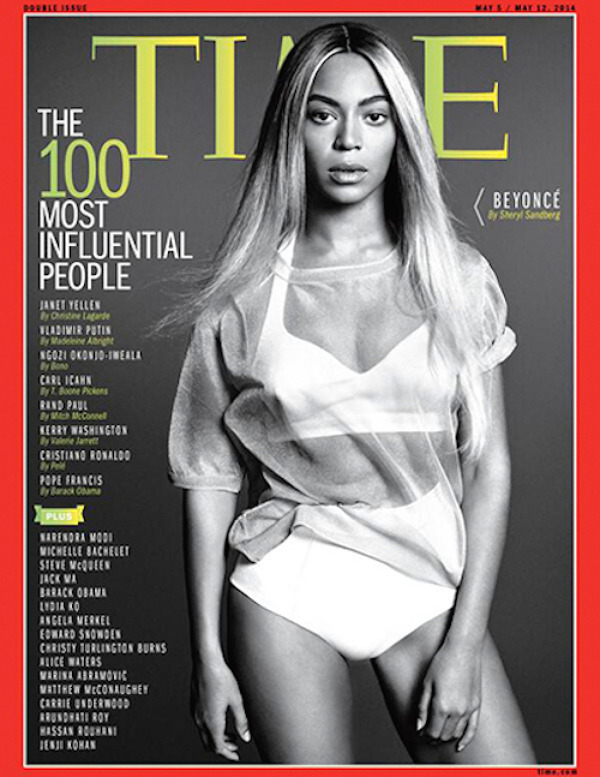 Beyonce pe coperta revistei Time